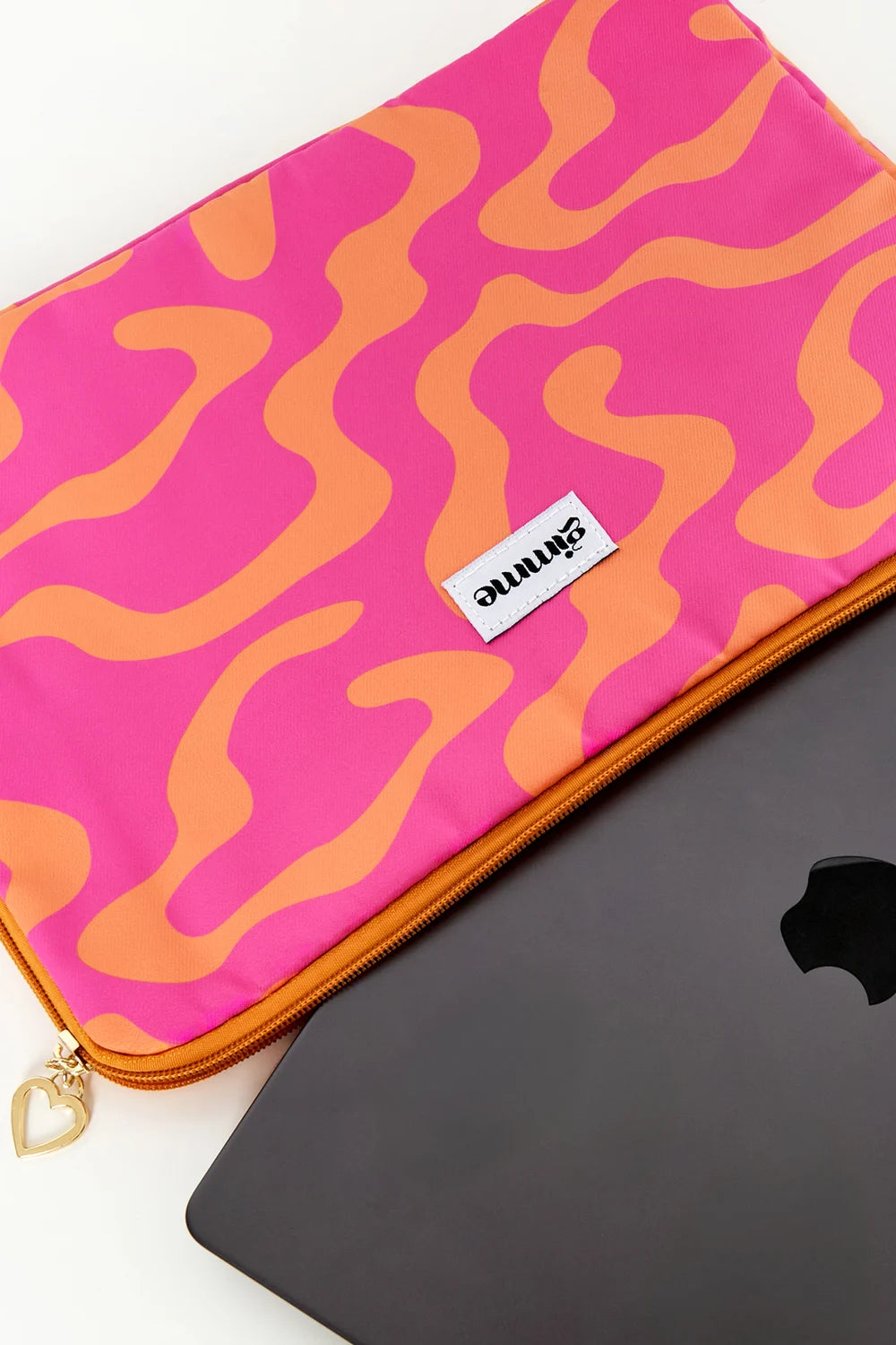 Laptophoes Roze Oranje L003