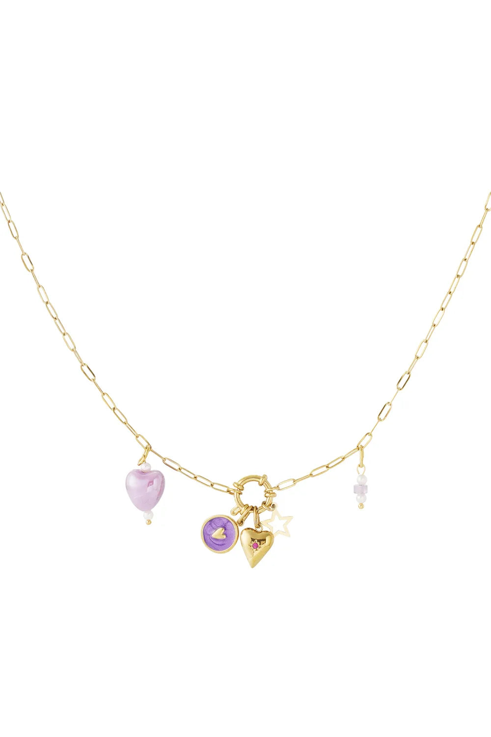 Hart van Goud – 14K Gold Plated Statement Ketting BK001