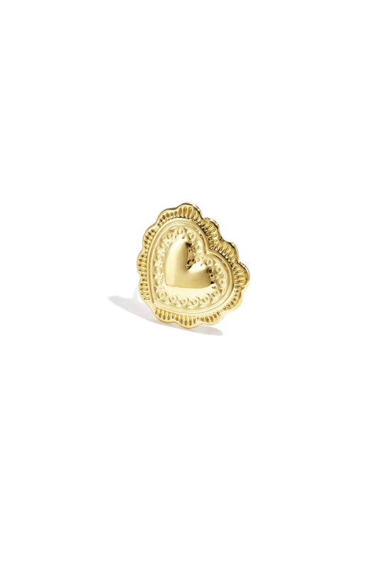Ring Big heart R000