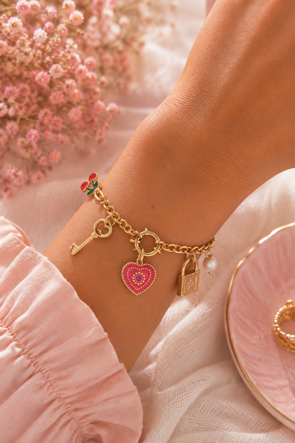 Sweet heart Bedelarmband BA016