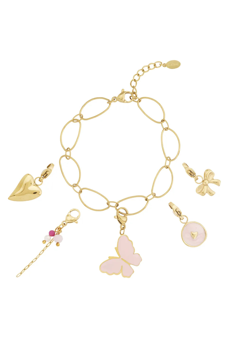Speelse charme om je pols Bedelarmband BA014