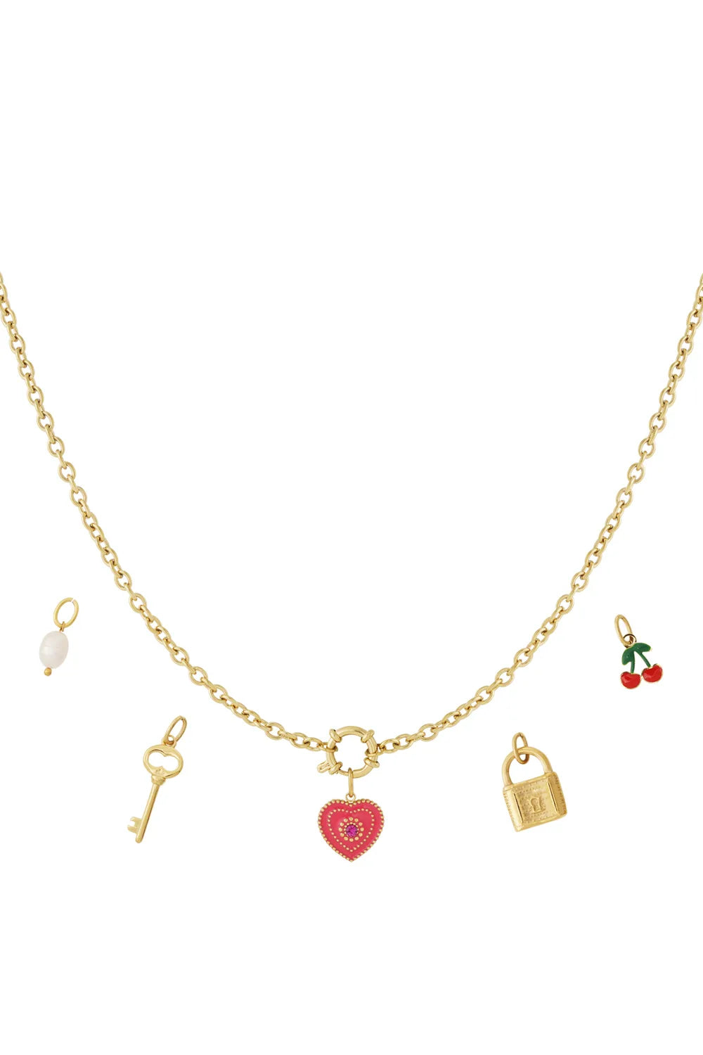 Key to My Heart Charms Ketting  BK013