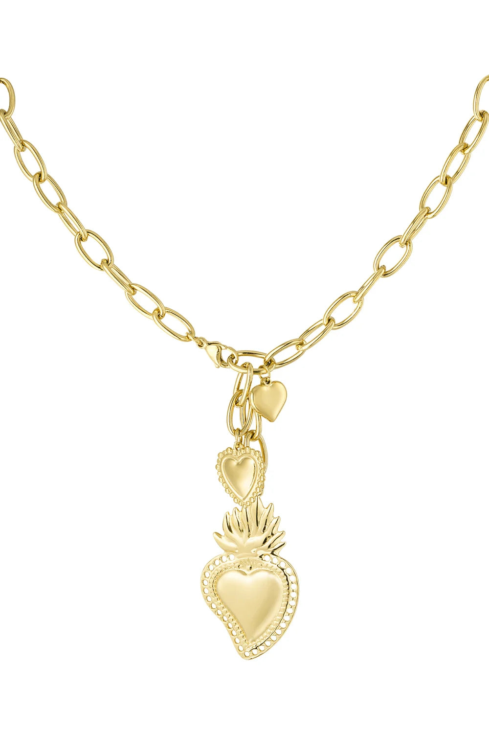 Stainless steel ketting Major hart K004