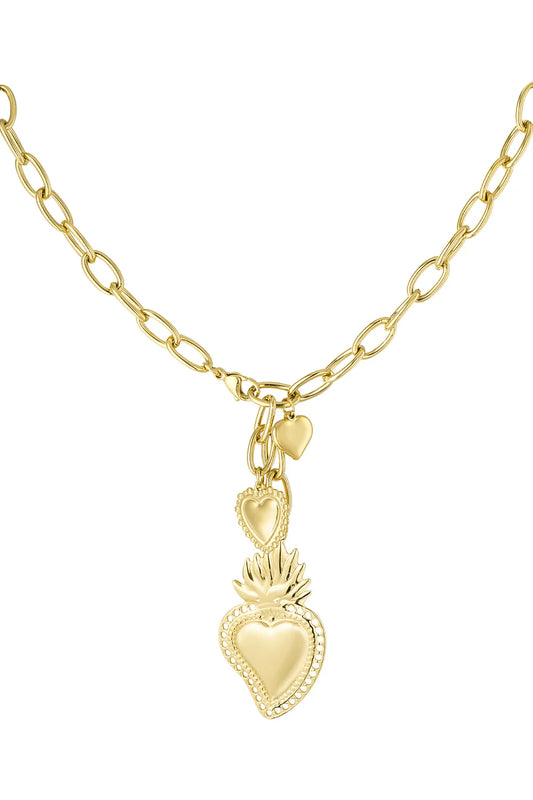 Stainless steel ketting Major hart K004