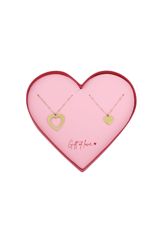 Giftbox C001 armbanden Heart in Heart