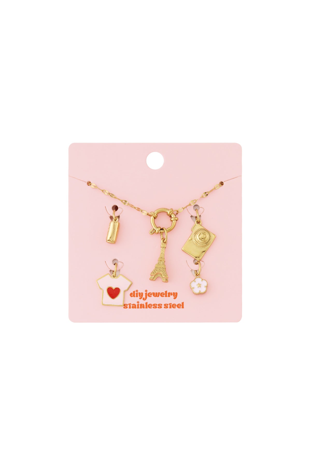 Paris Charms – Gouden Bedelarmband BA020