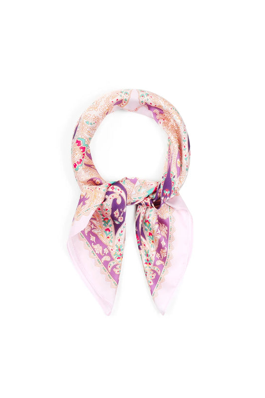 Zomersjaal Pink/Purple Z007