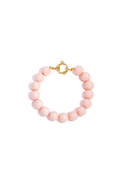 Kralenarmband zalm K001