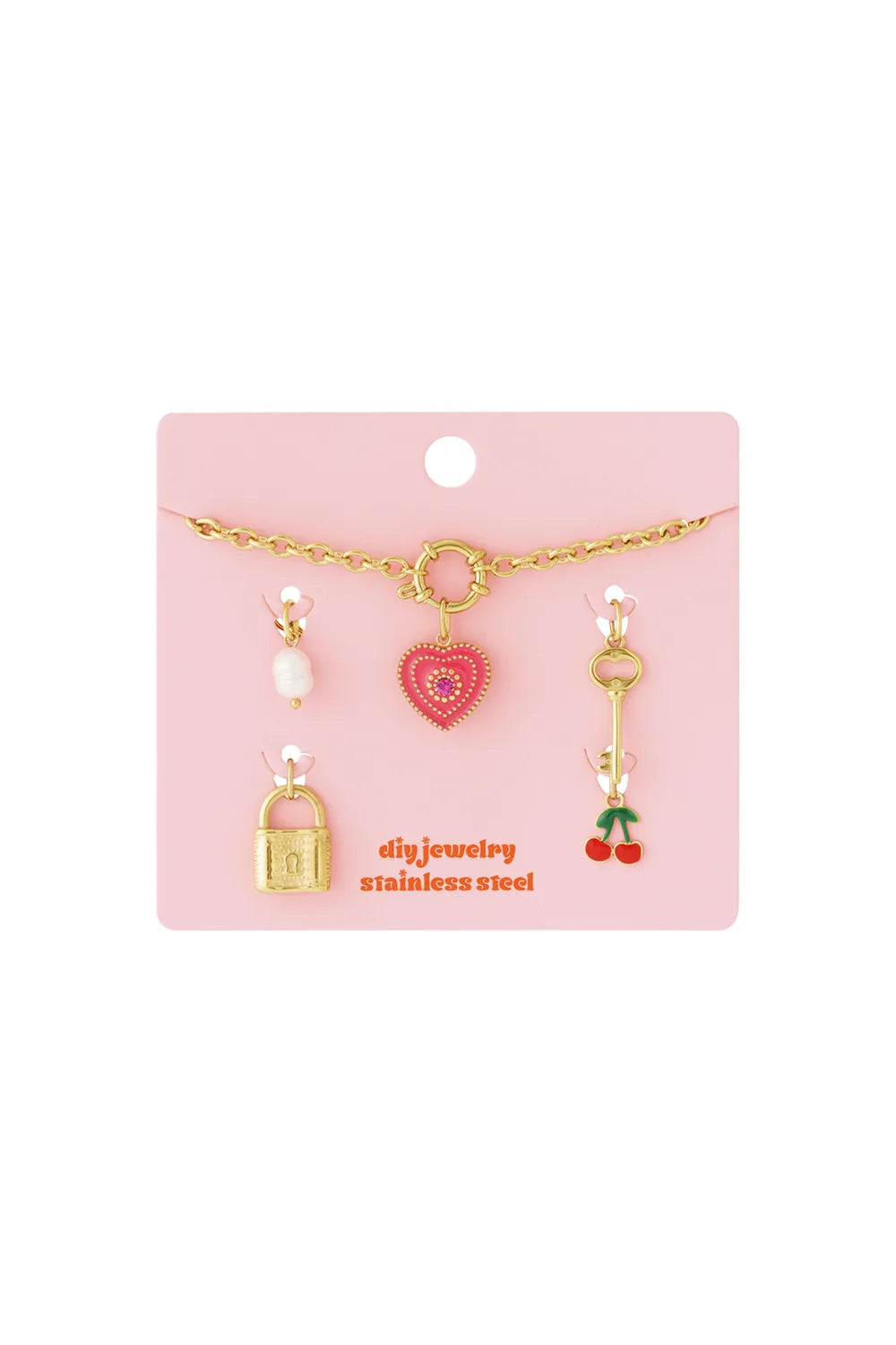 Key to My Heart Charms Ketting  BK013