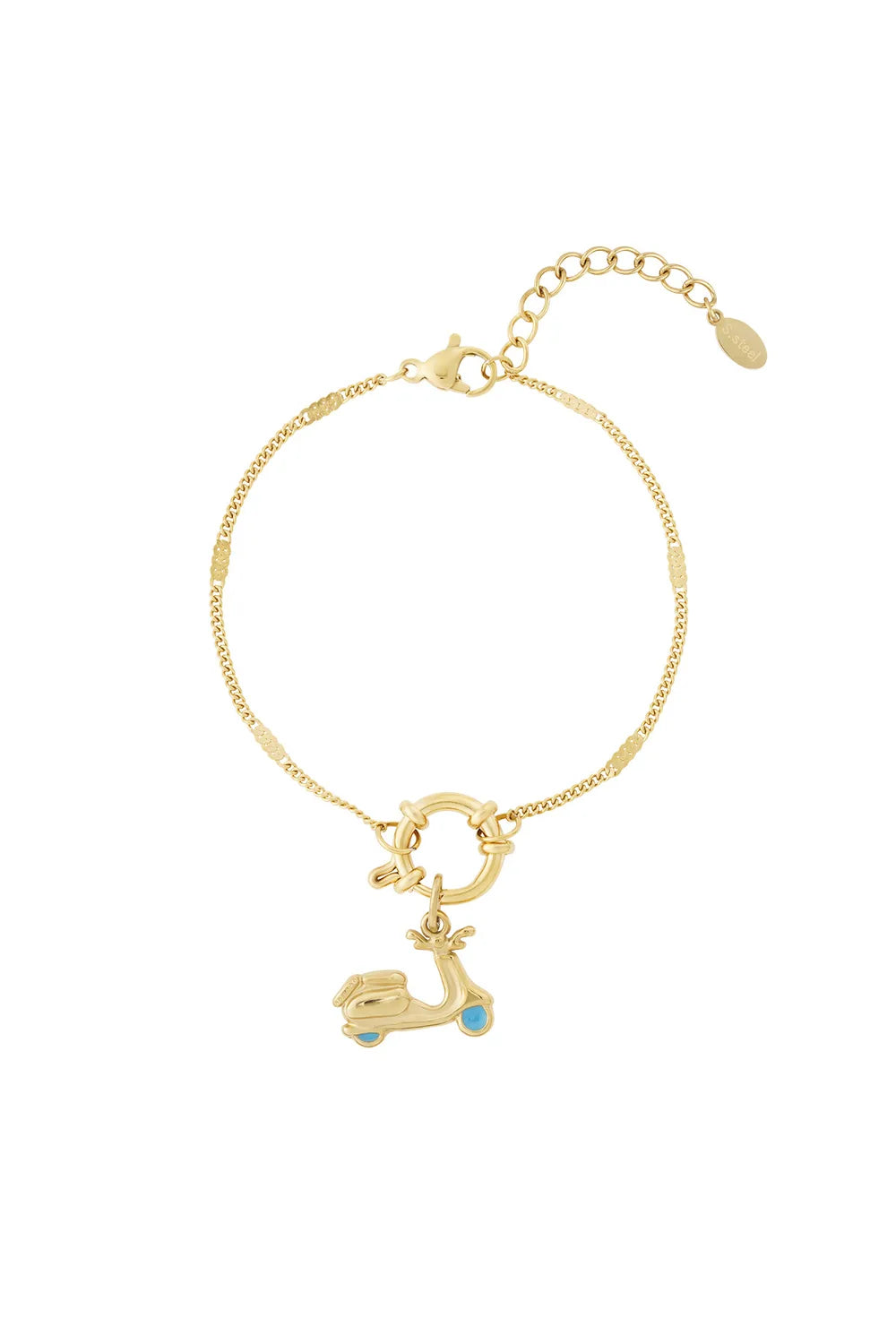 Gouden Scooter Bedelarmband BA015