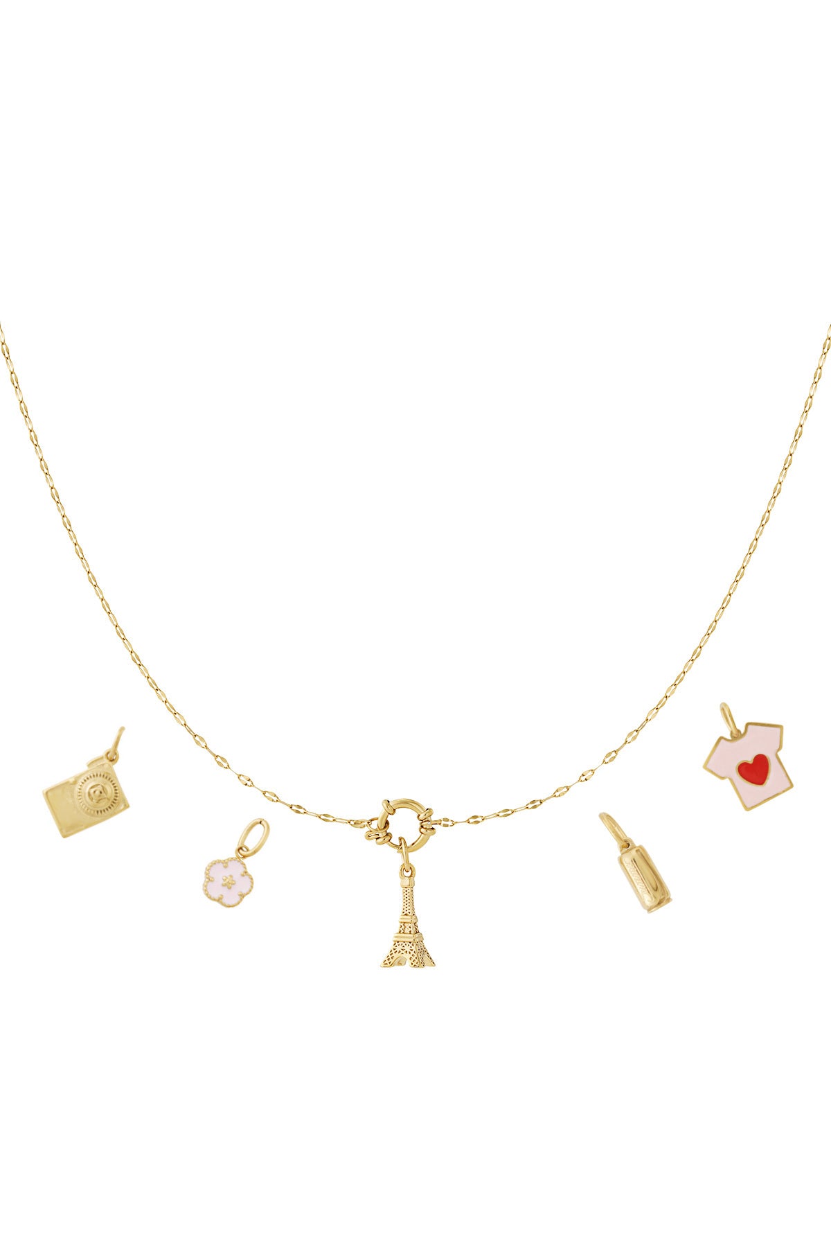 Paris Love Charm ketting  BK015