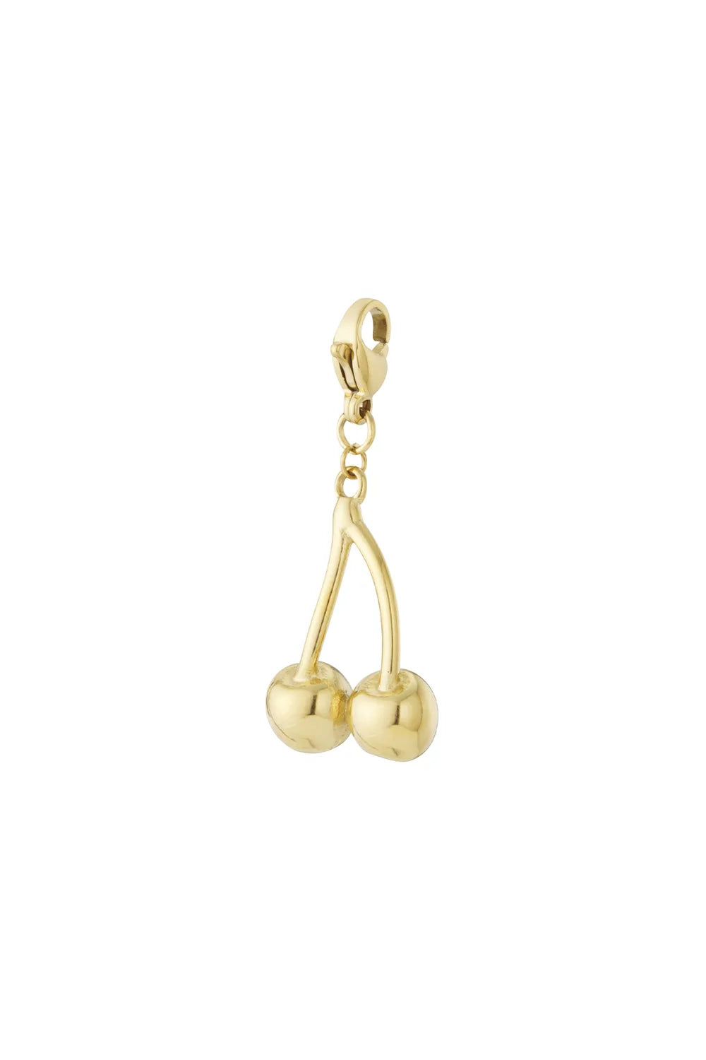 Golden Cherry Charm Bedel – Stainless Steel B006