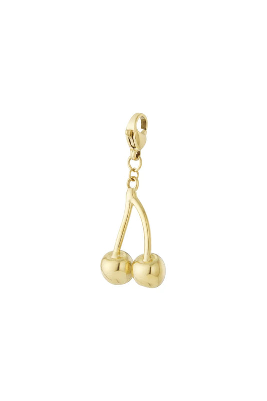 Golden Cherry Charm Bedel – Stainless Steel B006