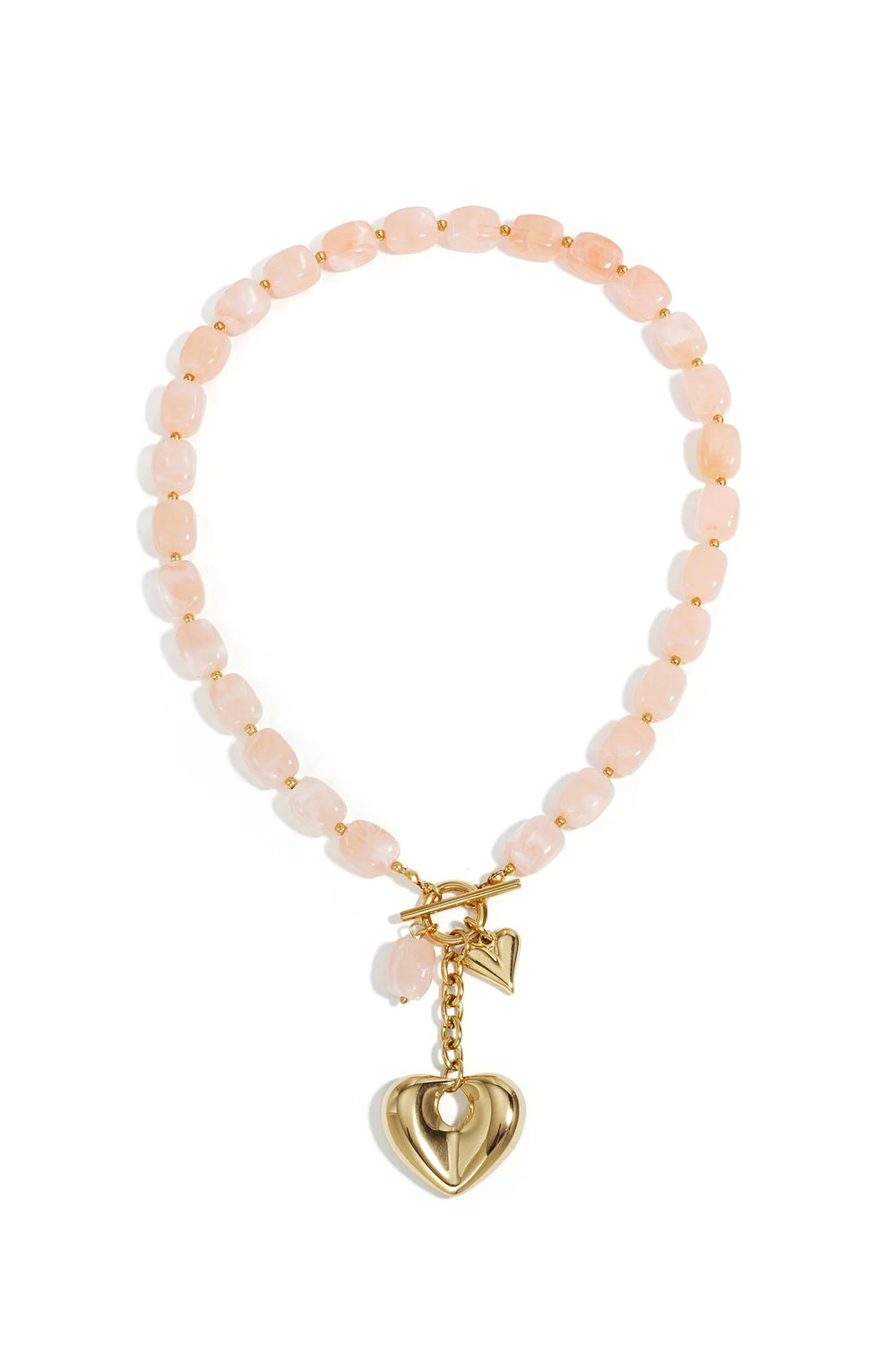 Kralen ketting hart K002