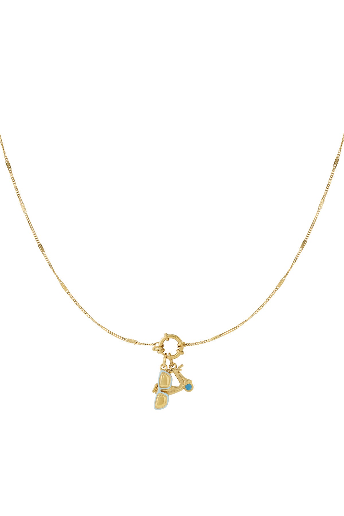 Summer Ride – 14K Gold Plated Bedelketting BK003