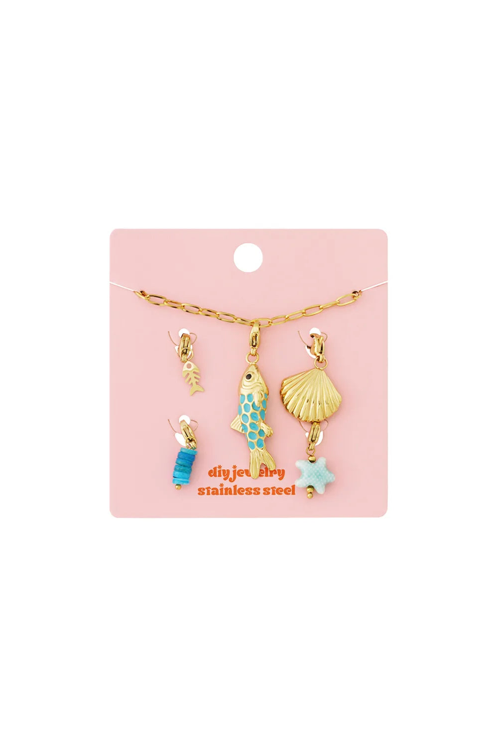 Ocean Love Armband – Gouden Bedelarmband BA006