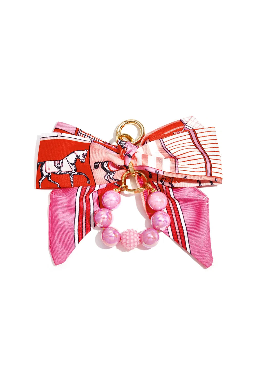 Tassenhanger strik rood T002