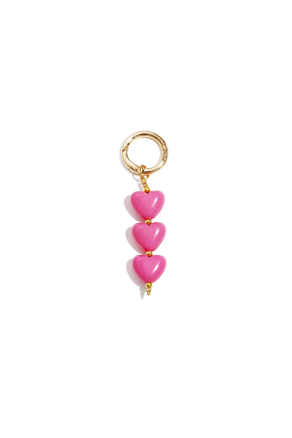 Tassenhanger harten fuchsia T005