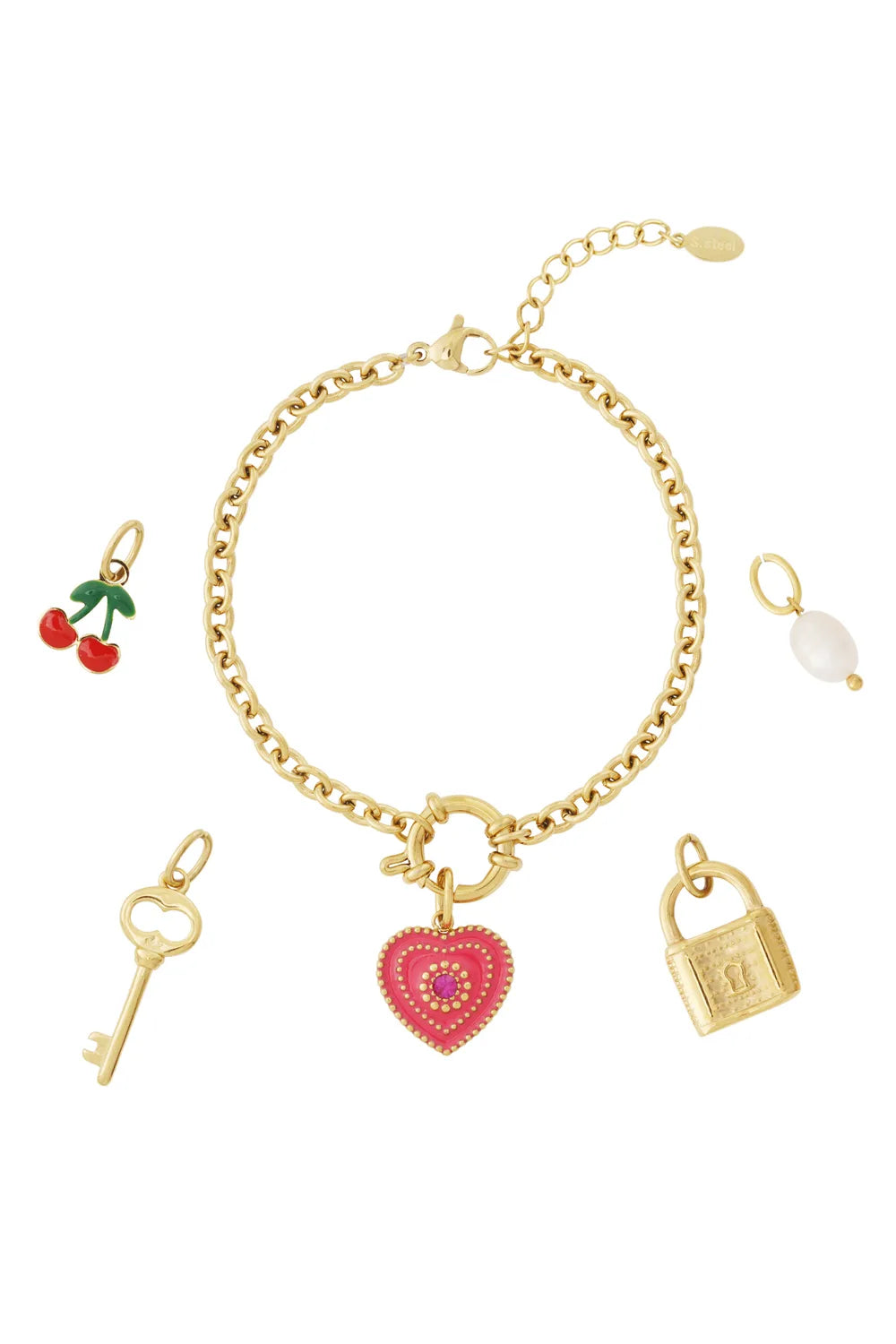 Sweet heart Bedelarmband BA016