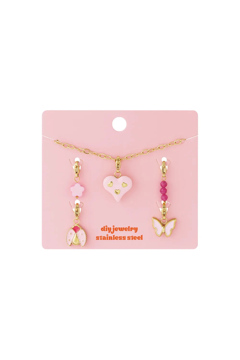 Golden Garden – 14K Gold Plated Charm Ketting BK002