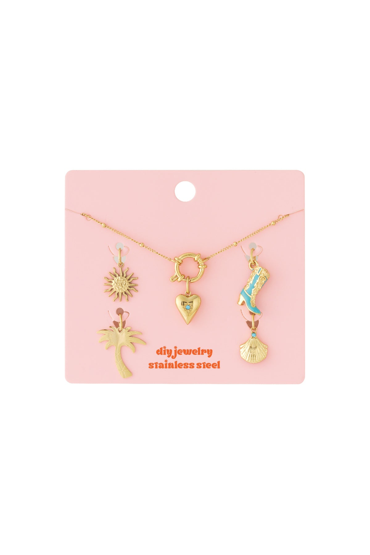 Golden Summer – 14K Gold Plated Bedelketting BK004