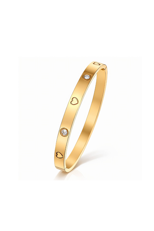 Golden Elegance Bangle SA008