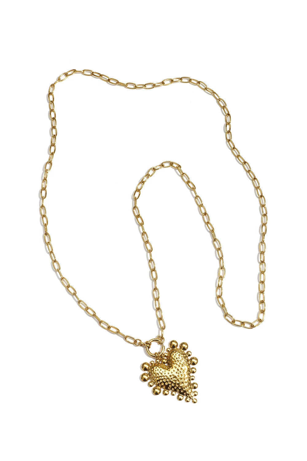 Lange hart ketting K001