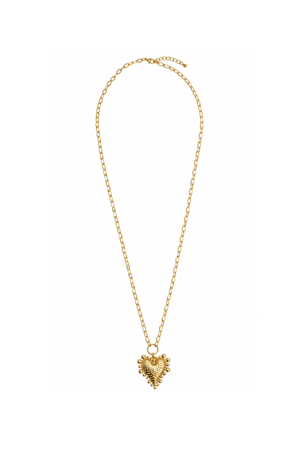 Lange hart ketting K001