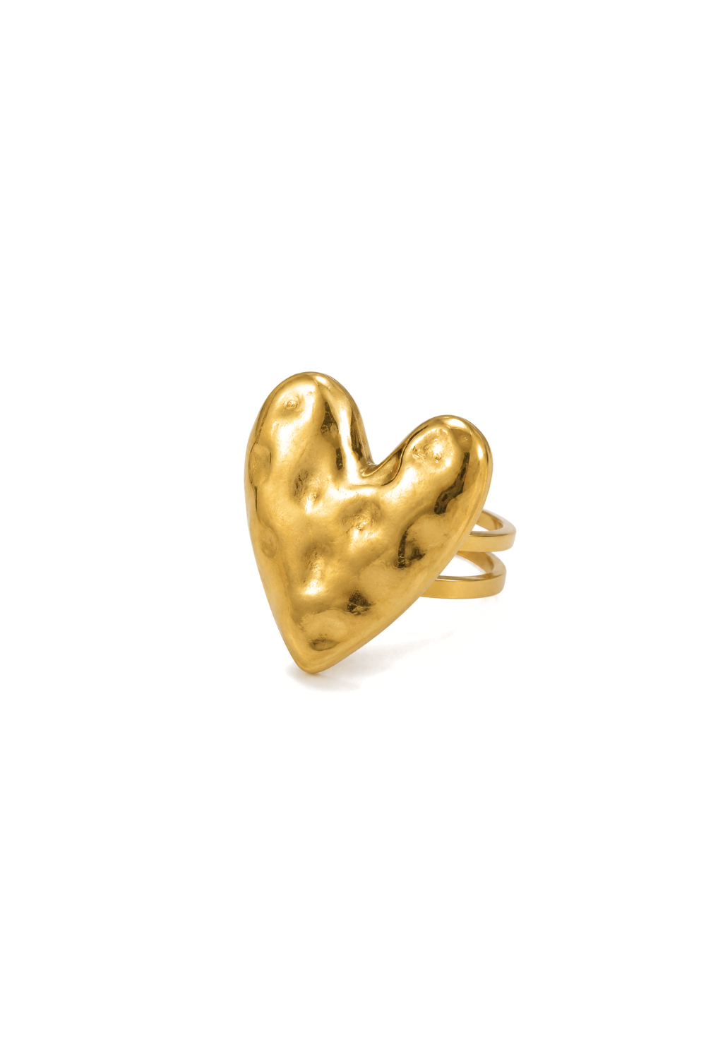 Statement Hart Ring – Stainless Steel R012