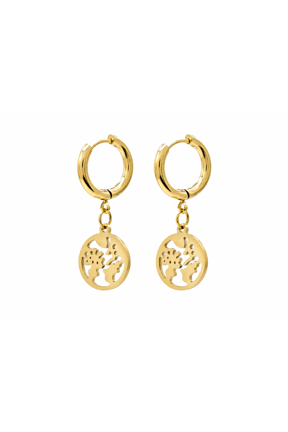 Golden Landshape Elegance Oorbellen – Stainless Steel O013