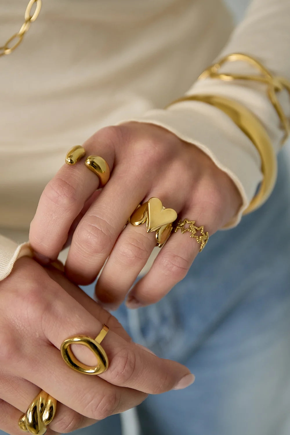 Ring more heart R004