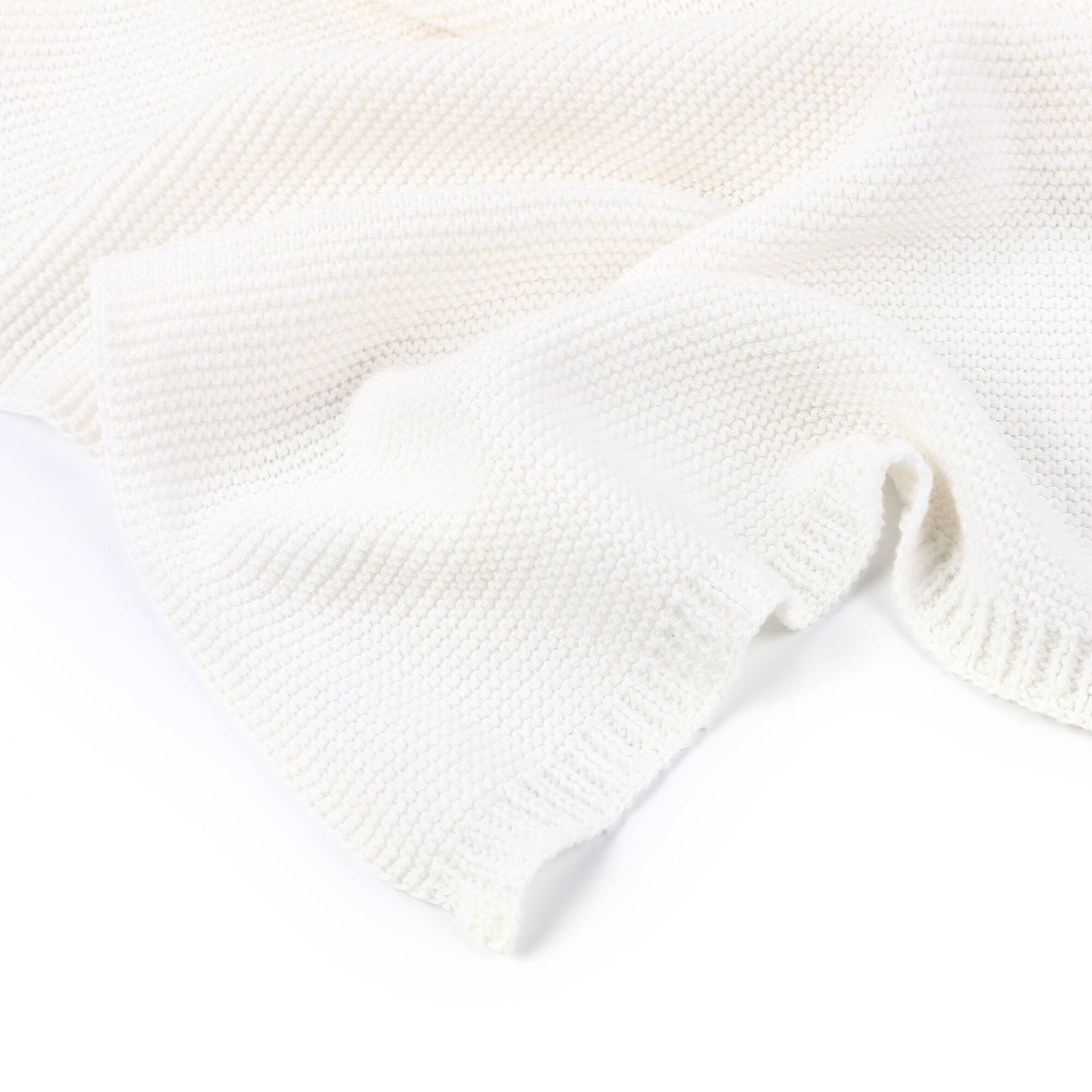 Dunne gebreide sjaal creme Z012
