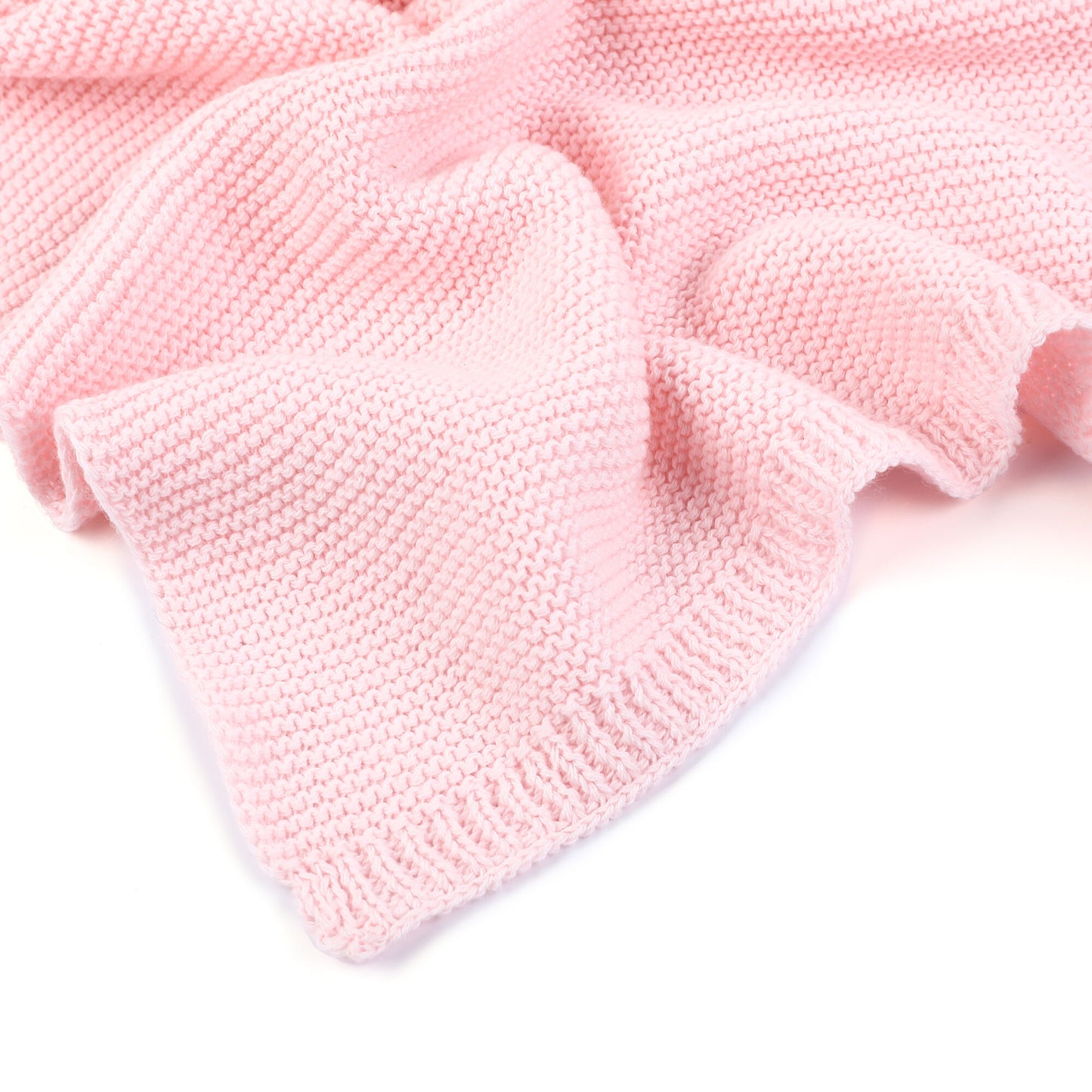 Dunne gebreide sjaal roze Z011