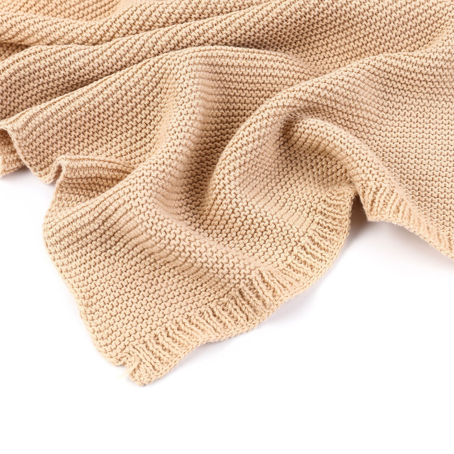 Dunne gebreide sjaal beige Z013