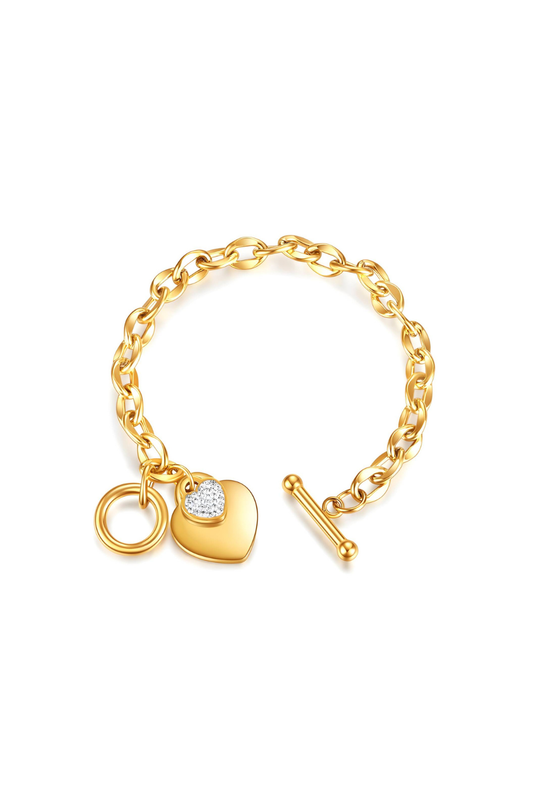 Sparkling Heart Bracelet SA007