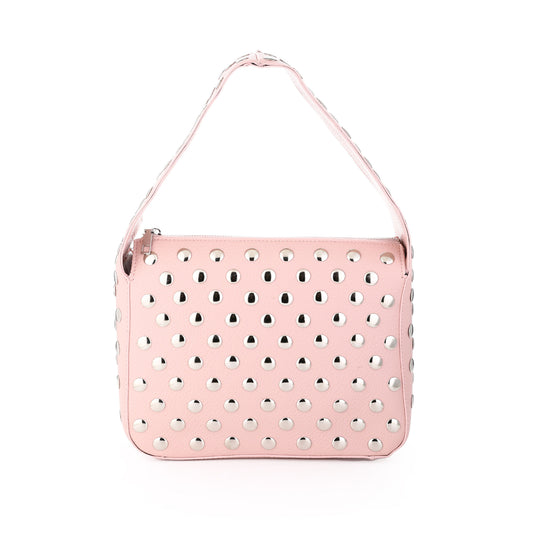 T001 Roze Studs Schoudertas