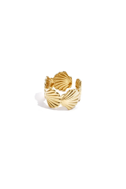 Schelp ring – Stainless Steel R011