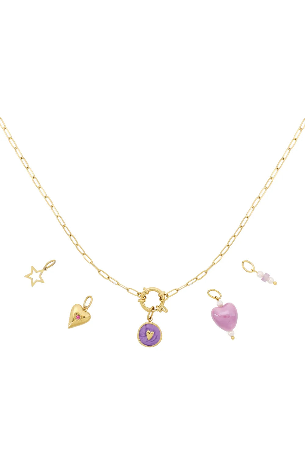 Hart van Goud – 14K Gold Plated Statement Ketting BK001