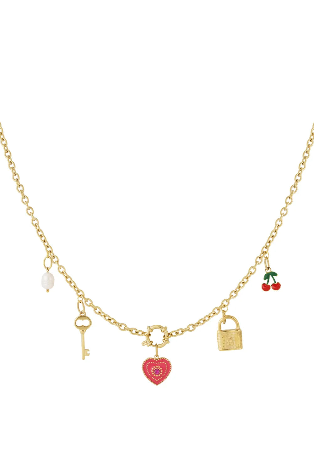 Key to My Heart Charms Ketting  BK013