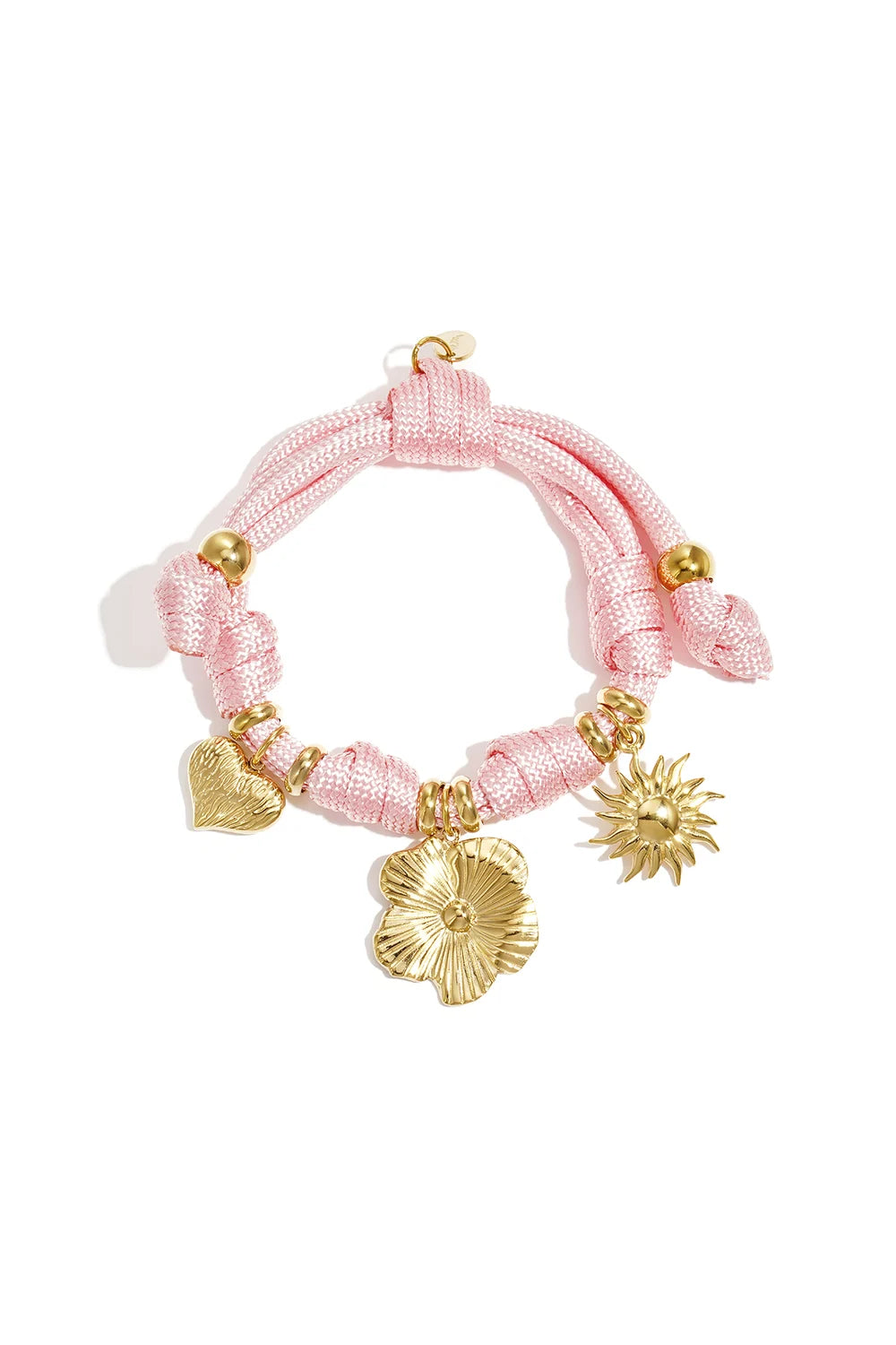 Kleurijke armband licht roze SA005