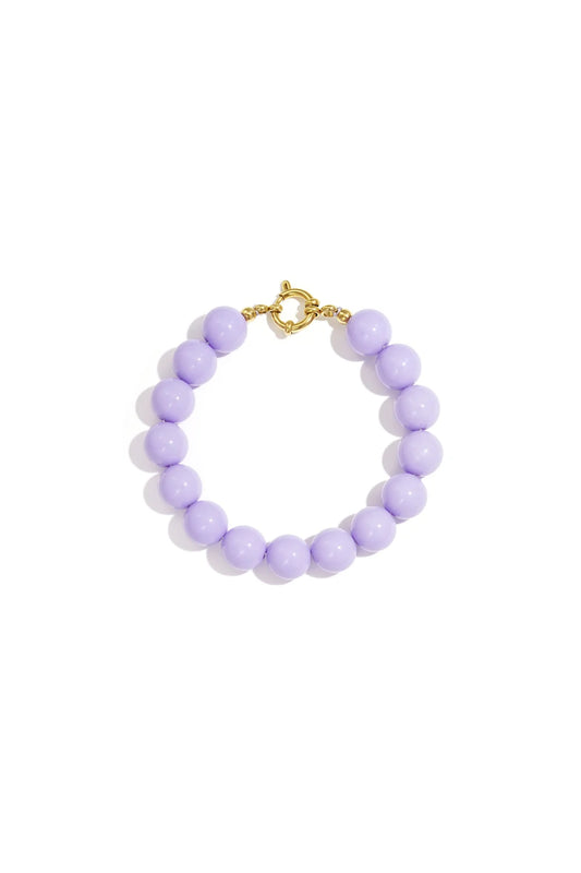 Kralenarmband lila K006