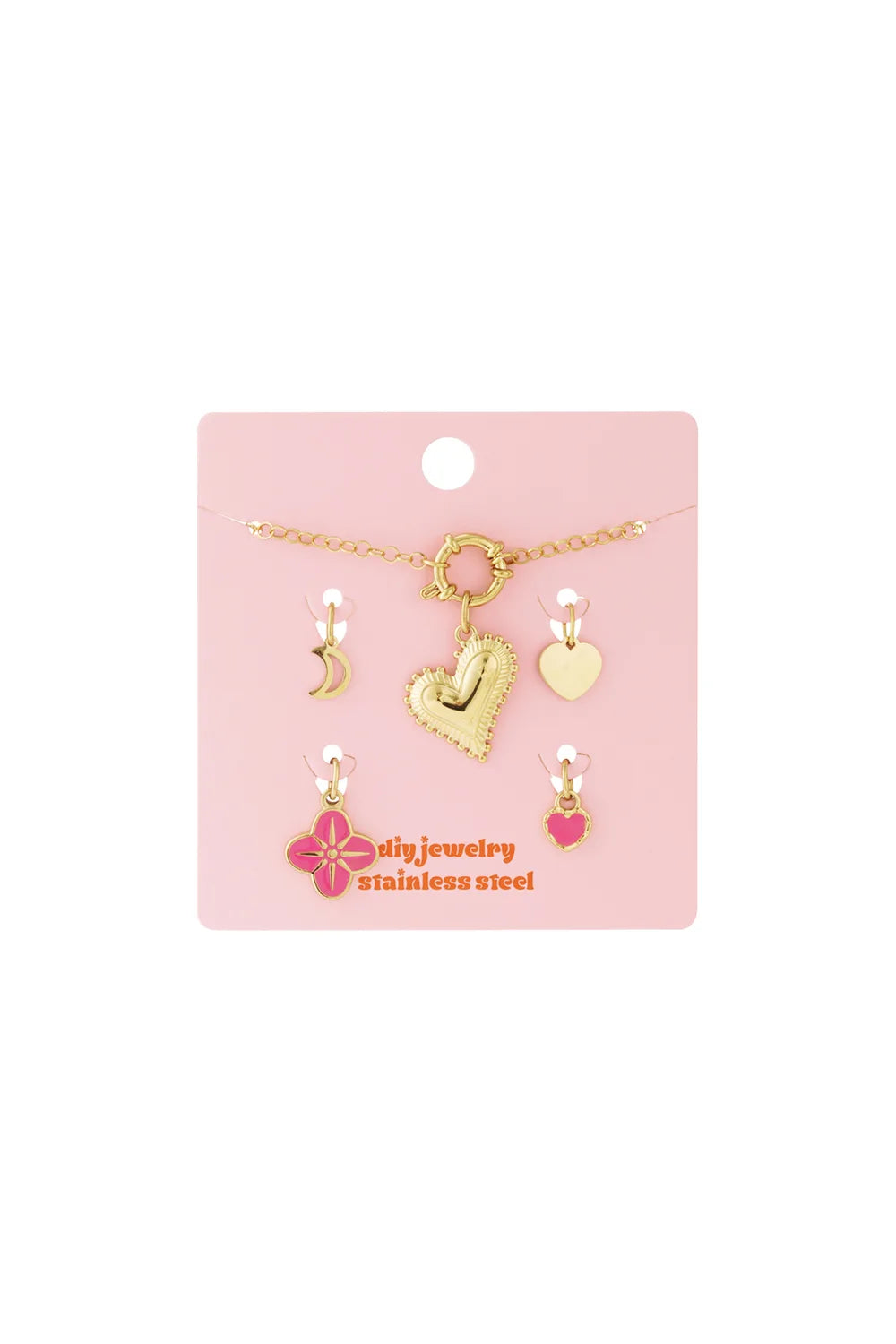 Heartfelt Charms – Gouden DIY Bedelarmband BA001