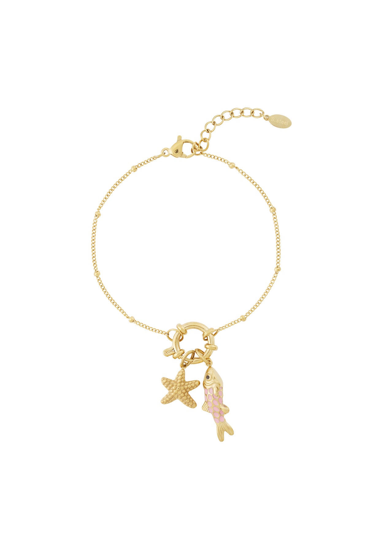Ocean Vis Zeester krab Charm Armband BA008