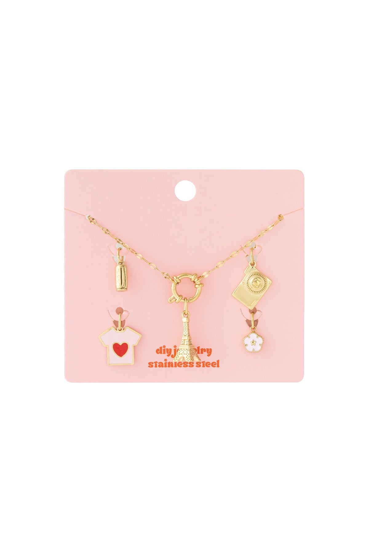 Paris Love Charm ketting  BK015